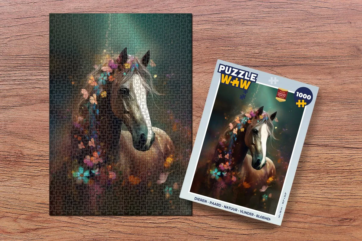 PuzzleWow Dieren Puzzel 1000 Stuks - Multicolor