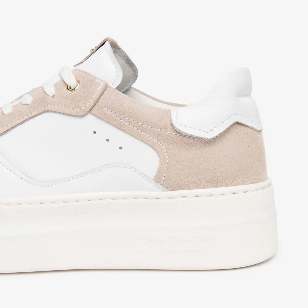 Sneaker Nerogiardini Velour Cile Wit Pu.Monod.Fiumara L18 - Fashion Wear - Vrouwen