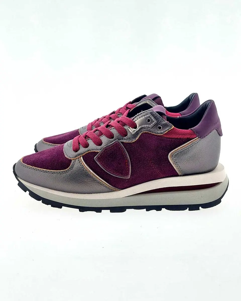 Philippe Model Tropez Haute Low sneaker bordeaux, 38 / 5