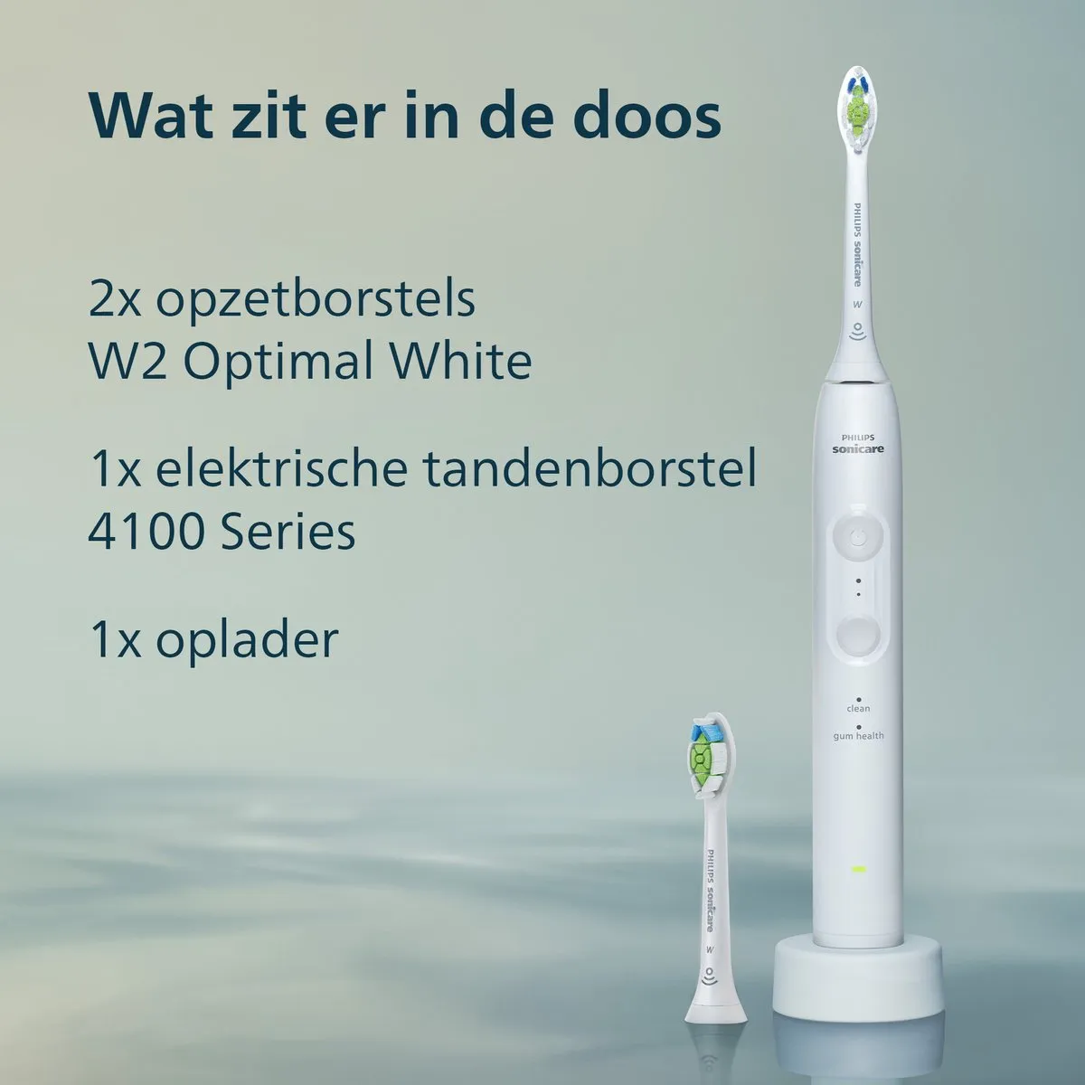 Philips Sonicare 4100 HX4042/41 Elektrische Tandenborstel - Wit