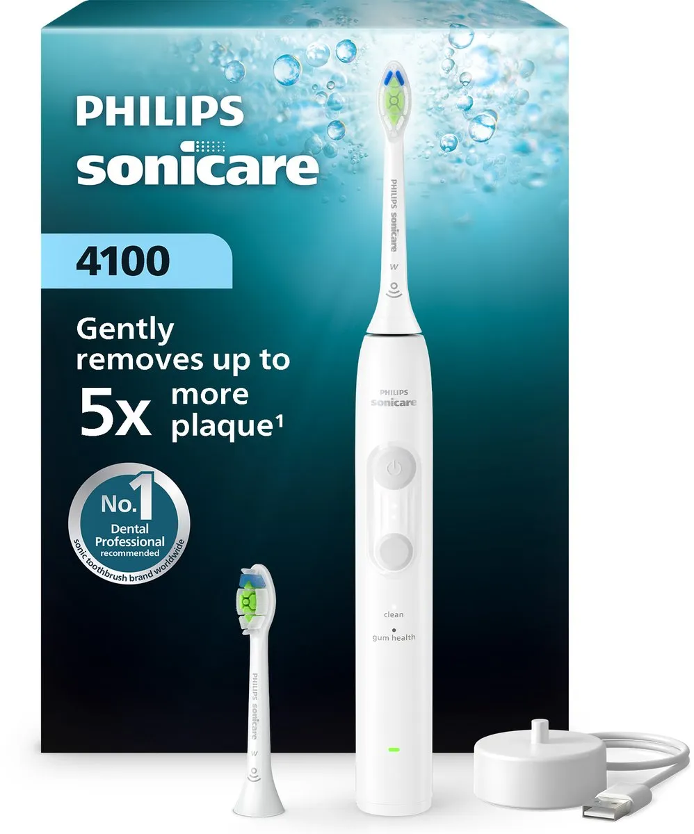 Philips Sonicare 4100 HX4042/41 Elektrische Tandenborstel - Wit