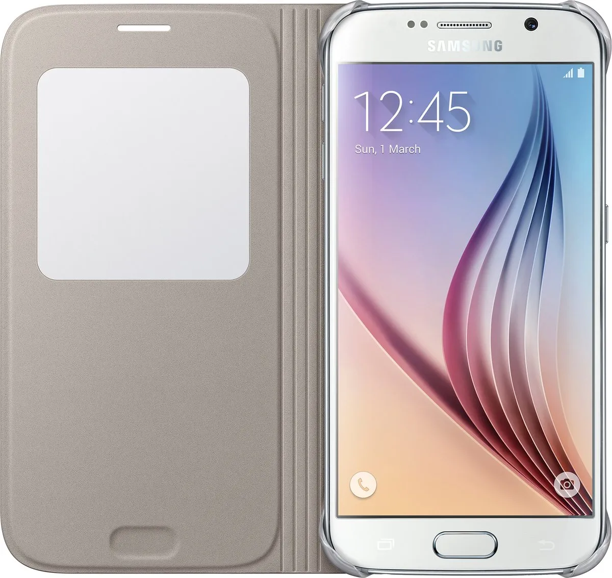 Samsung S View Cover EF-CG920PFEGWW - Goud