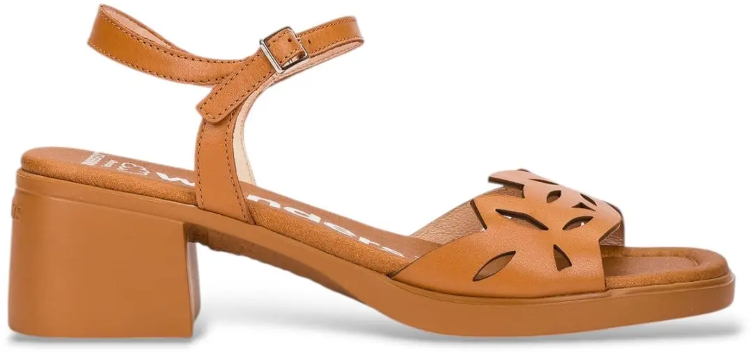 Wonders Bruine Toka Leren Sandalen