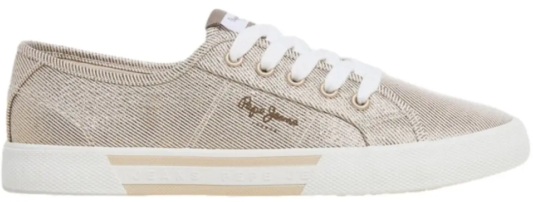 Pepe Jeans Brady Party Basic Sneakers goud