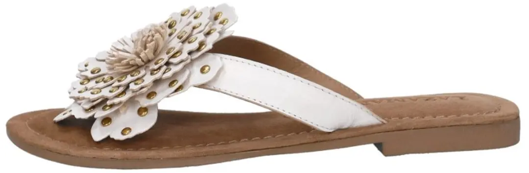 Lazamani Kira Teenslippers Wit - Maat 39 - afbeelding 4 van 6