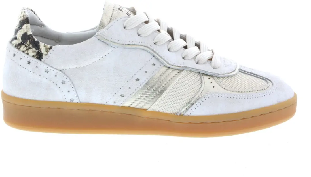 Dames Sneakers Piedi Nudi Imola H-fit Cream Gold Off White
