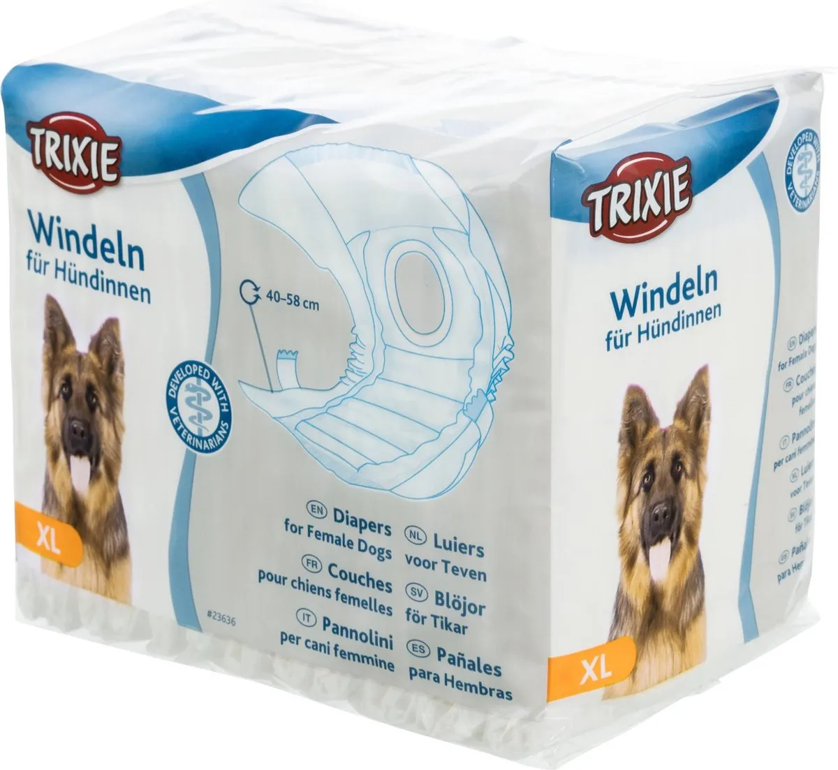Trixie Hondenluier Teef XL - 12 Stuks