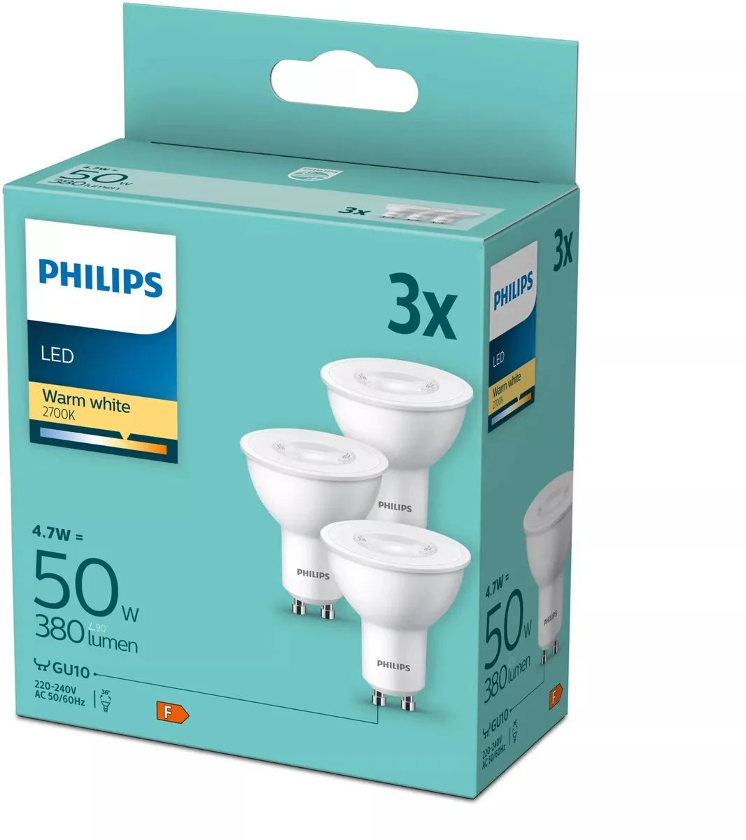 Philips LED GU10 50W 36D Mat
