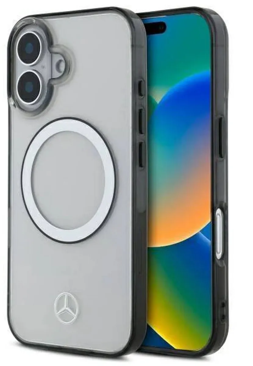 Mercedes-Benz Transparant HardCase Magsafe iPhone 16 Hoesje - afbeelding 4 van 5