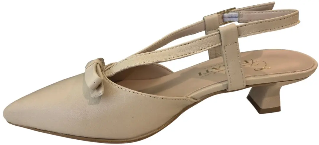 Gianluca Pisati Anna Nappa Crema Slingbacks Wit 41 - afbeelding 4 van 4