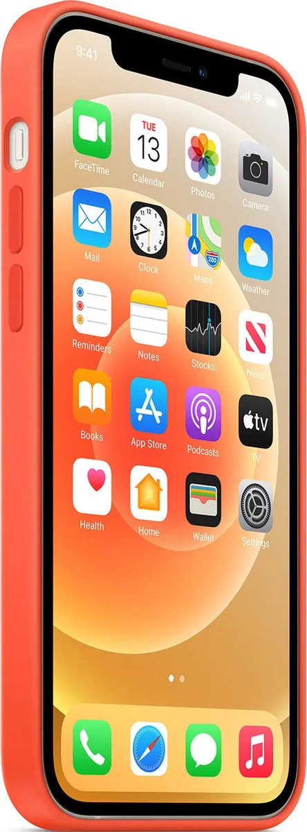 Apple Siliconenhoesje MagSafe iPhone 12/12 Pro Electric Orange MKTR3ZM/A