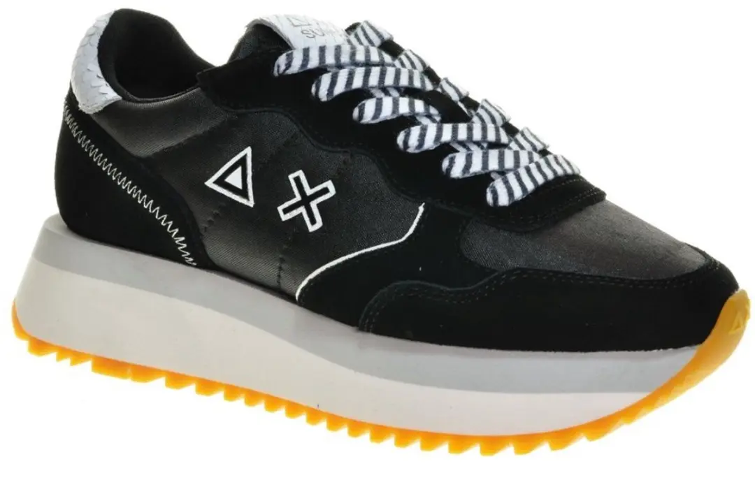 Sun68 Zwarte Sneaker Plateau maat 40