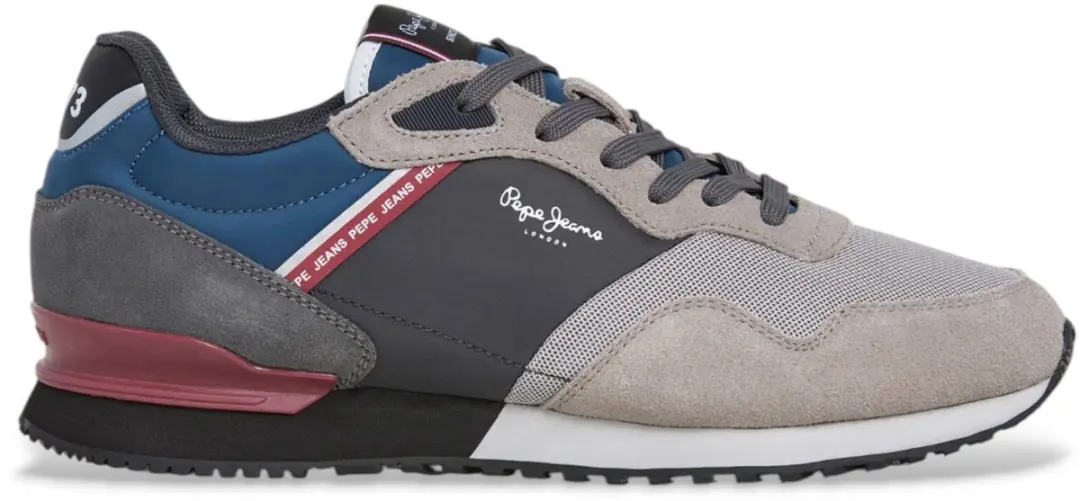 Pepe Jeans Leren sneakers Londen Brick