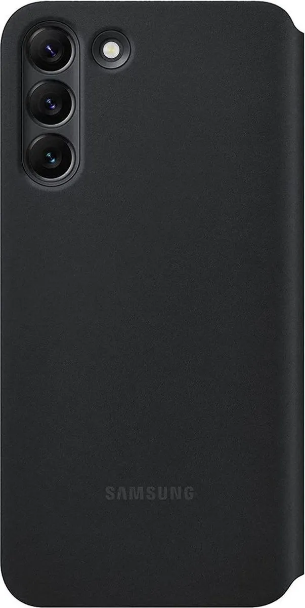 Samsung Clear View Cover EF-ZS906CBEGEE - Galaxy S22 Plus - Zwart