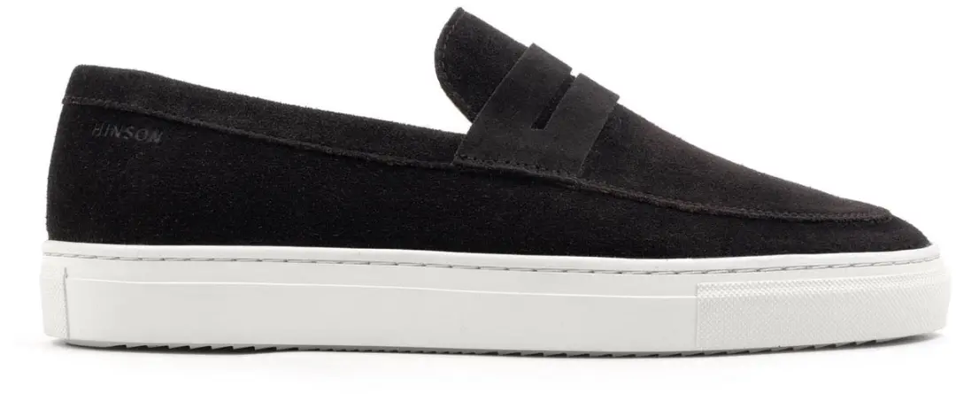 Hinson malton saddle loafers heren donkerbruin suède - afbeelding 2 van 2