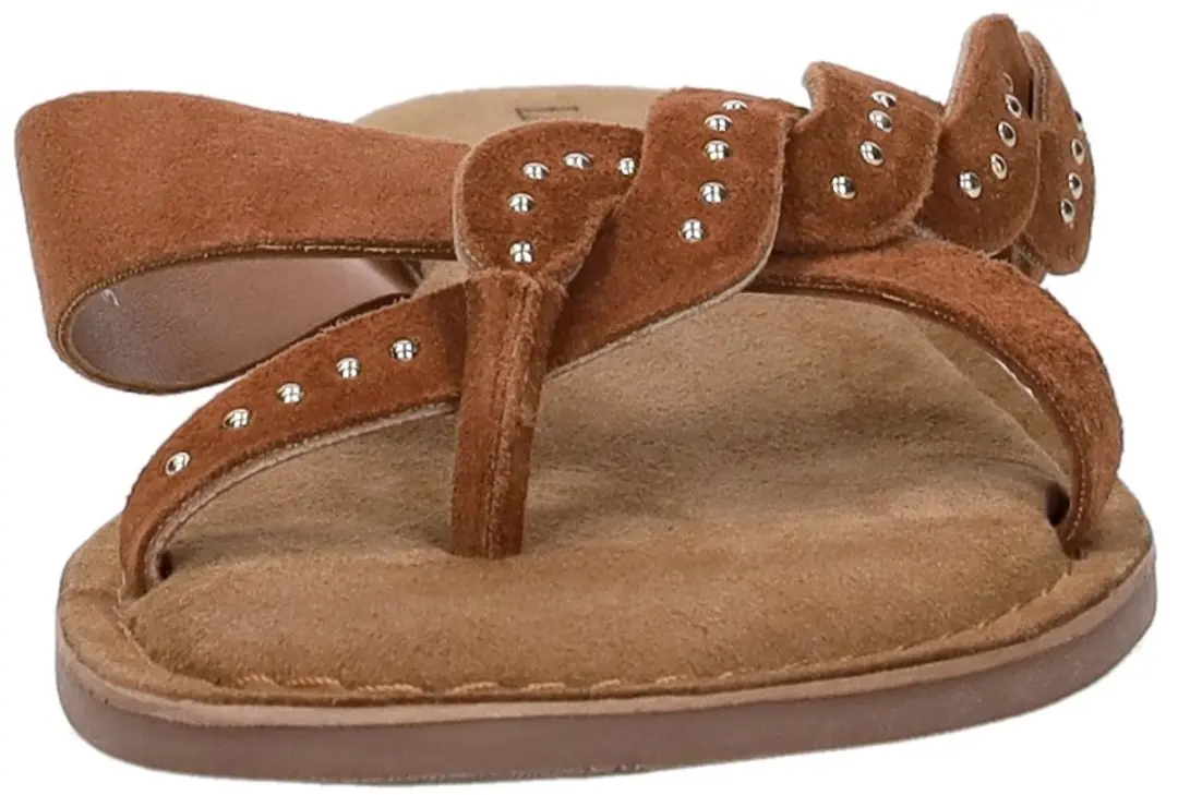 Lazamani Lena Teenslippers - Cognac - 44 - afbeelding 6 van 6