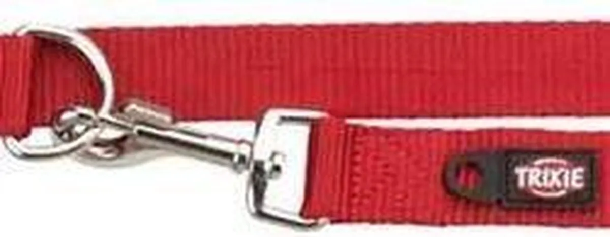Trixie Hondenriem Premium Nylon - Rood - afbeelding 4 van 4