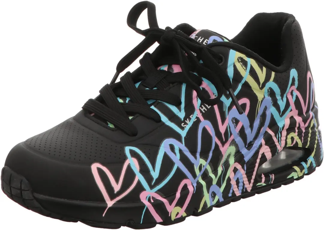 Skechers Dames Veterschoenen zwart maat 36