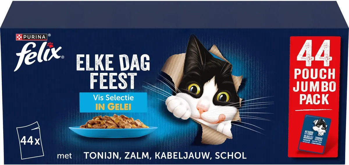Felix Elke Dag Feest Vis Selectie Natvoer