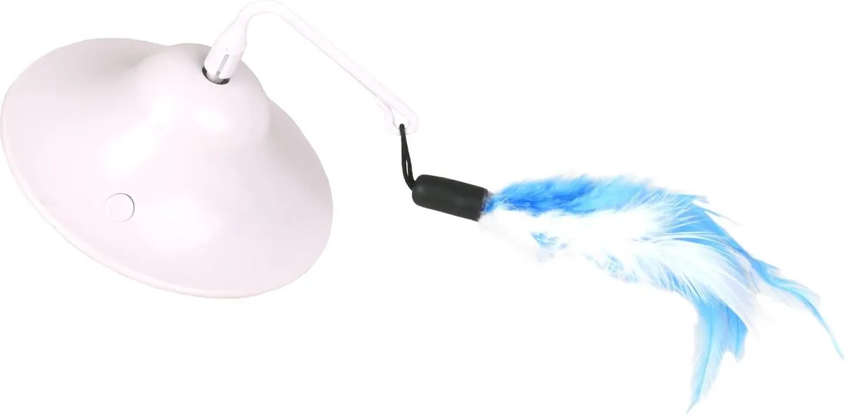 Flamingo Scully Elektronisch Kattenspeelgoed - Wit
