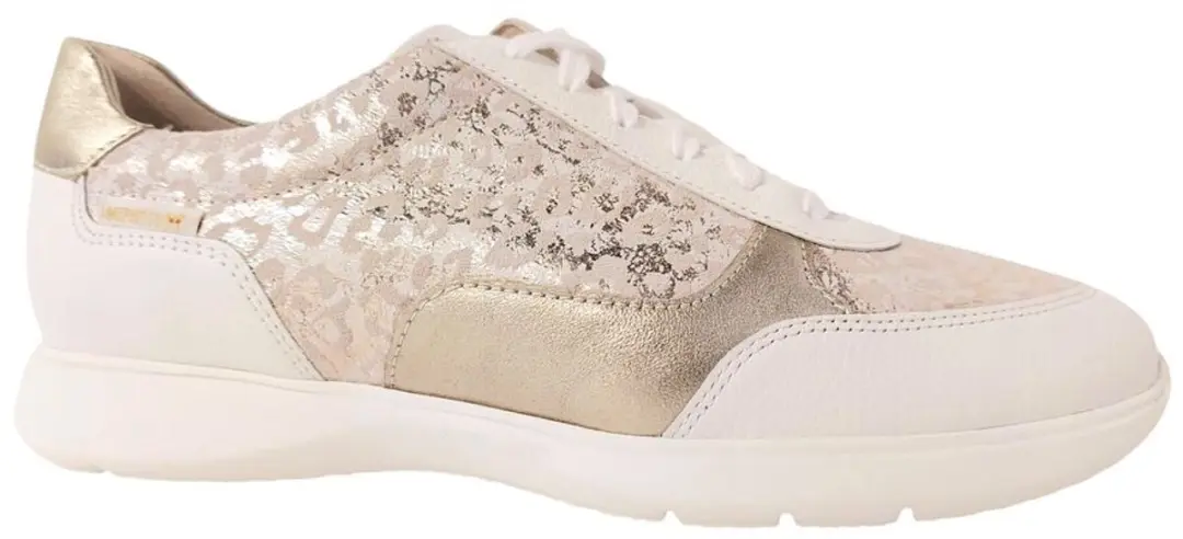 Mephisto Sneaker Mendy Wit Goud Combi