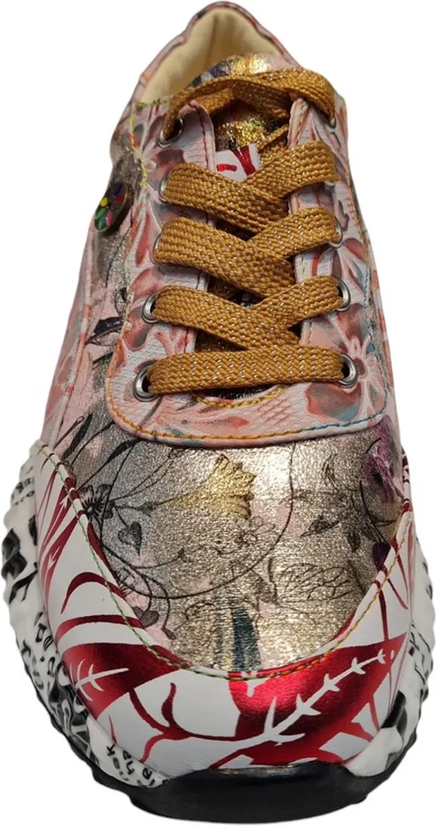 Laura Vita Burton 31 Sneakers - Rood 37 - afbeelding 4 van 6