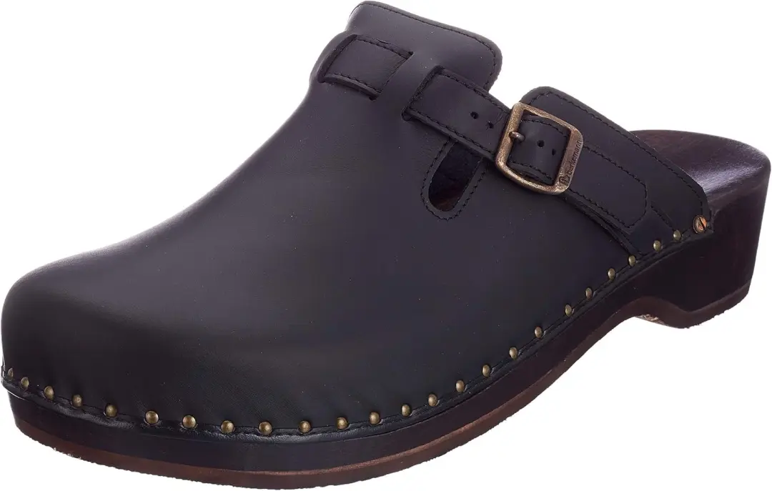 Berkemann Unisex Houten Klomp Schoenen met Bandjes
