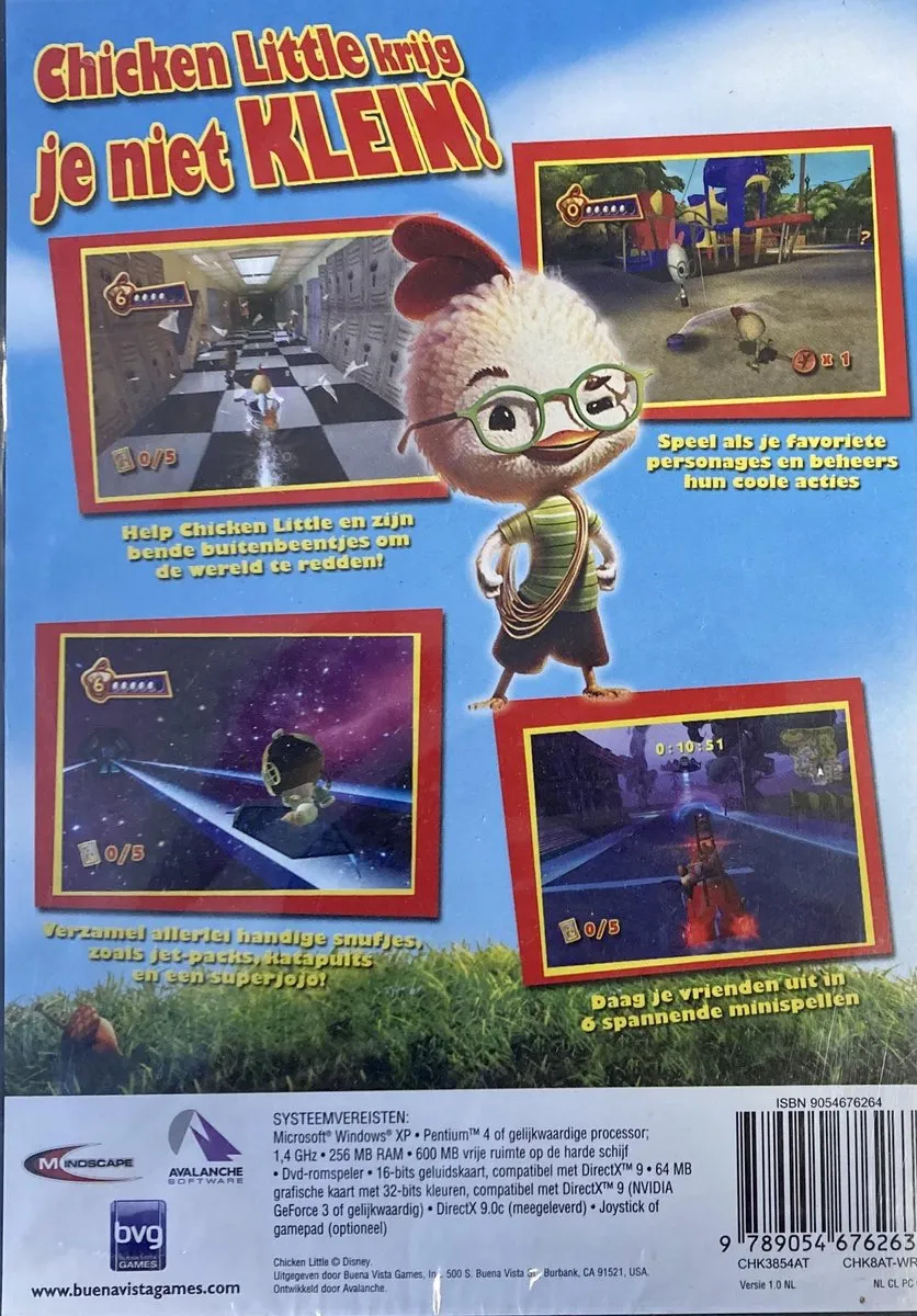 Disney Chicken Little PC - Kinderspel - 6 Spelers