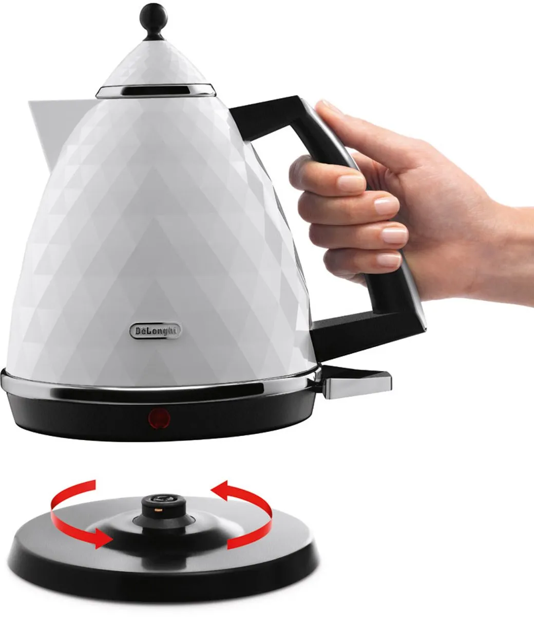De'Longhi Brillante KBJ 2001.W Waterkoker 2000W - Wit