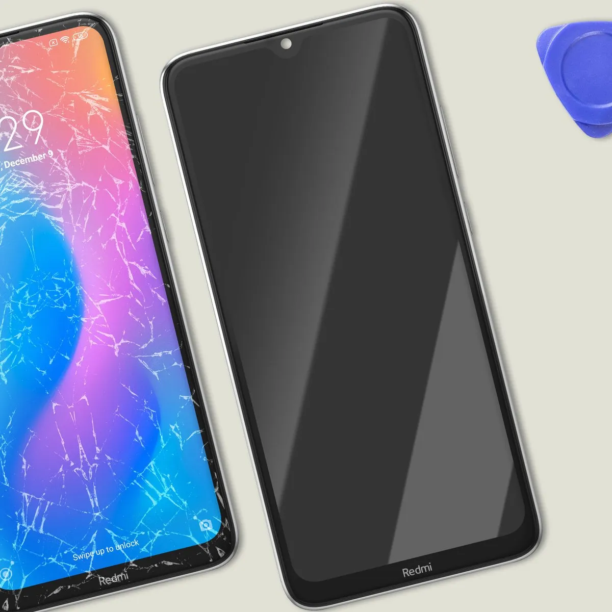 Xiaomi Redmi Note 8T Schermset Wit - LCD/Touch/Chassis
