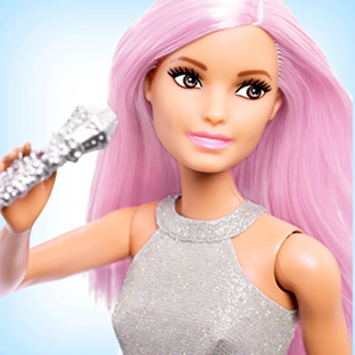 Barbie Careers Popster FXN98 - Roze haar met microfoon - afbeelding 6 van 6