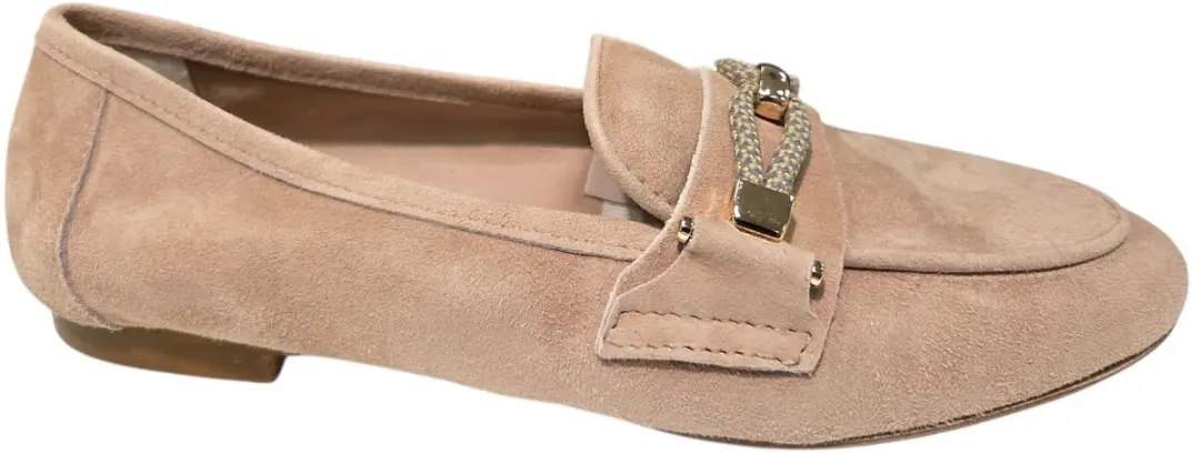 Gianluca Pisati Trecy Camoscio Deserto Instappers Beige Suede Dames