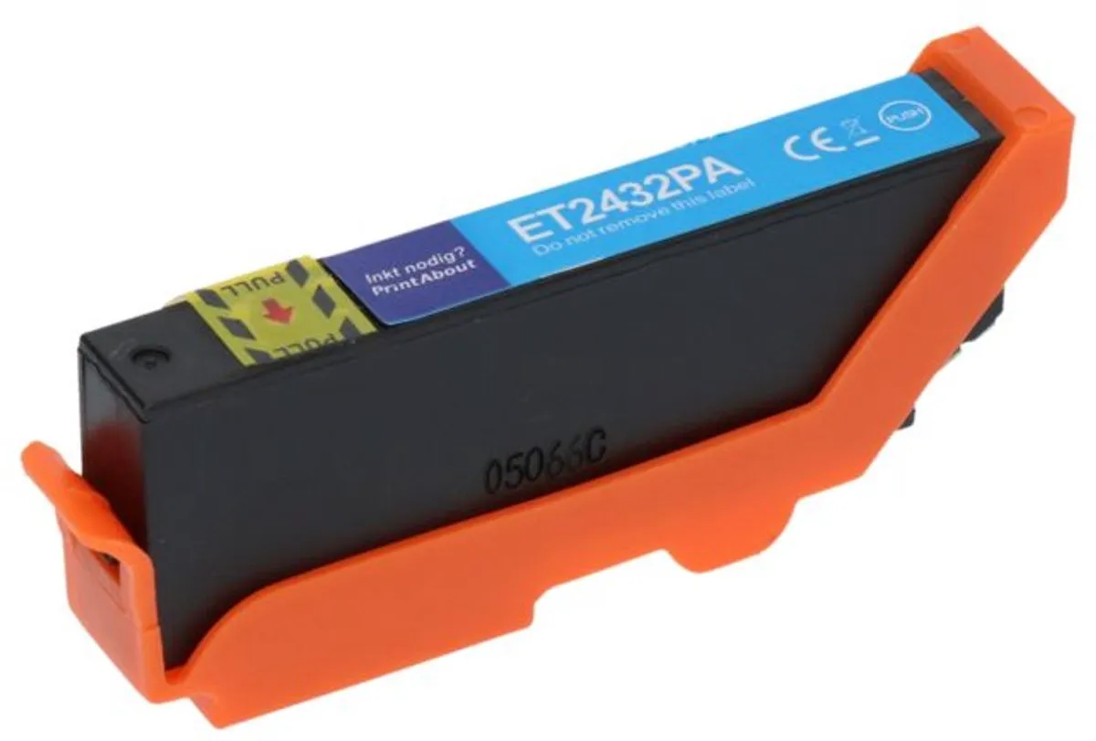 PrintAbout Epson 24XL Cyaan Inktcartridge - 1300 Pagina's