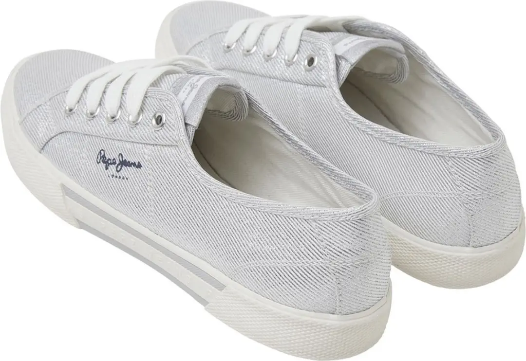 Pepe Jeans Brady Party Ballerina - Zilver 38 - afbeelding 4 van 6