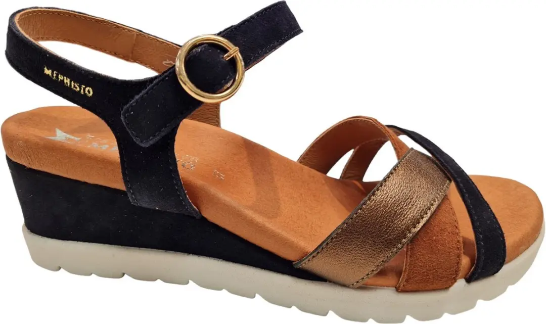 Mephisto Yrena Velc navy Dames Sandalen