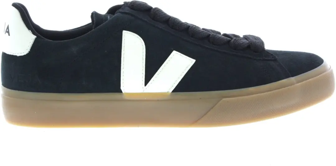 Heren Sneakers Veja Veja Campo Black Pierre Zwart