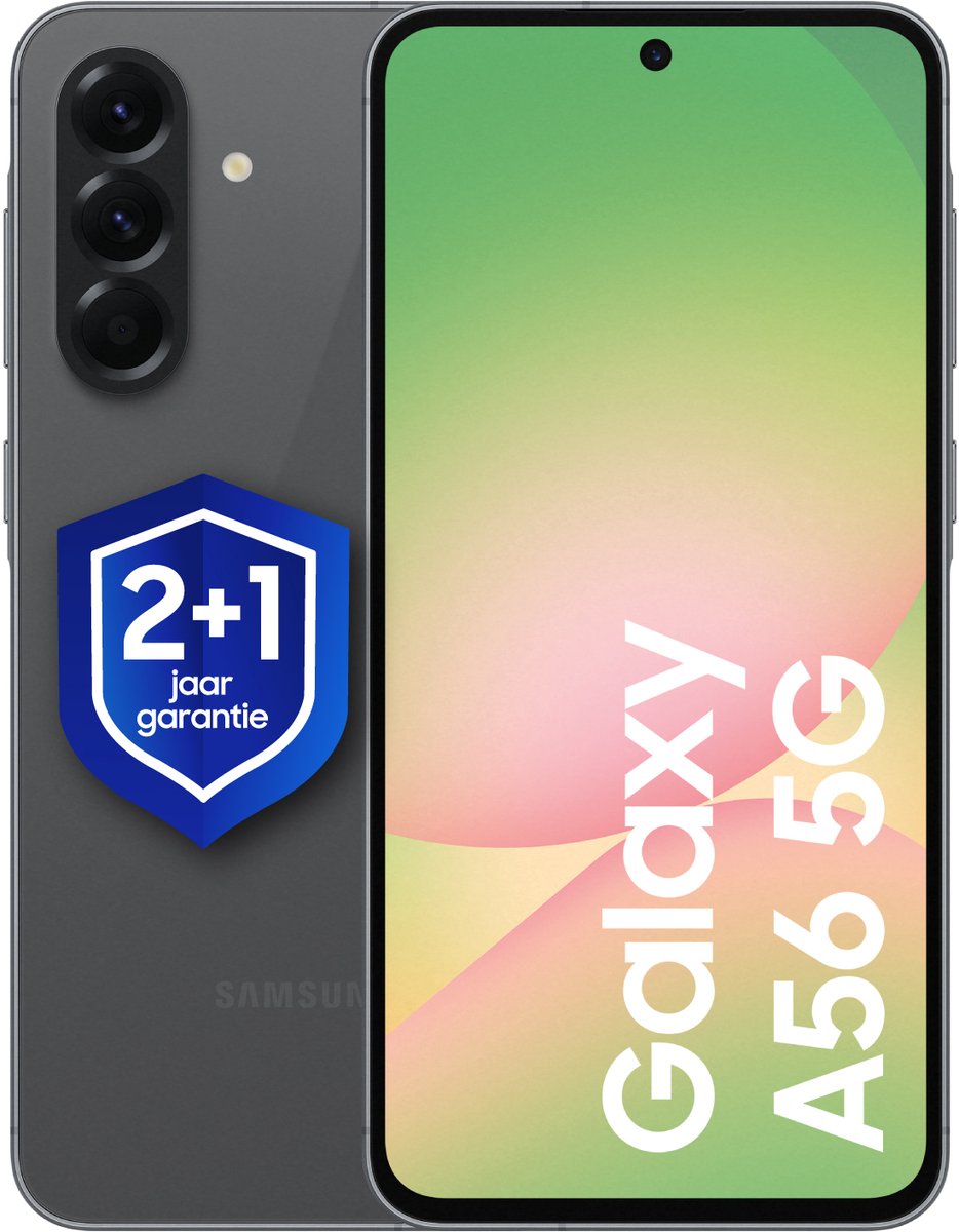 Samsung Galaxy A56 - 5G - 128GB - Awesome Graphite + 1 jaar extra garantie