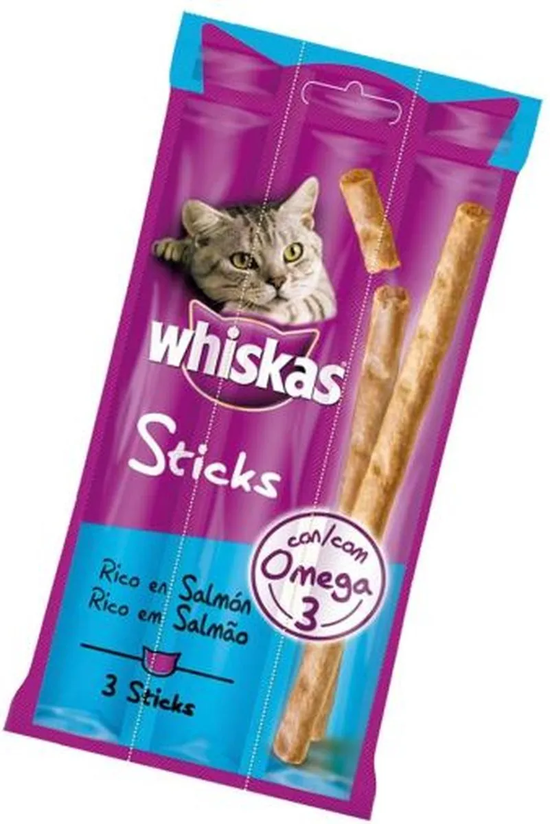 Whiskas Sticks Rund Kattensnack - 3 Stuks