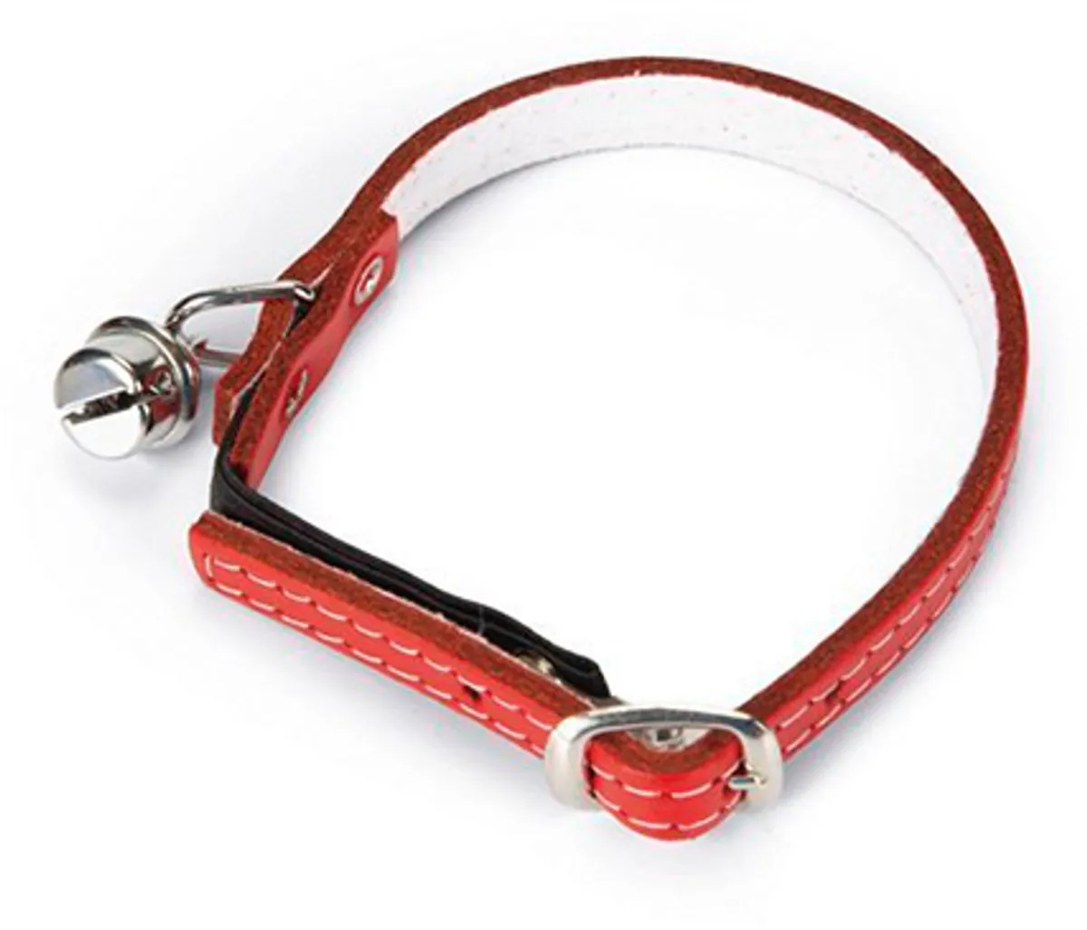 Beeztees Kattenhalsband met bel - Rood - 23,5-28 cm