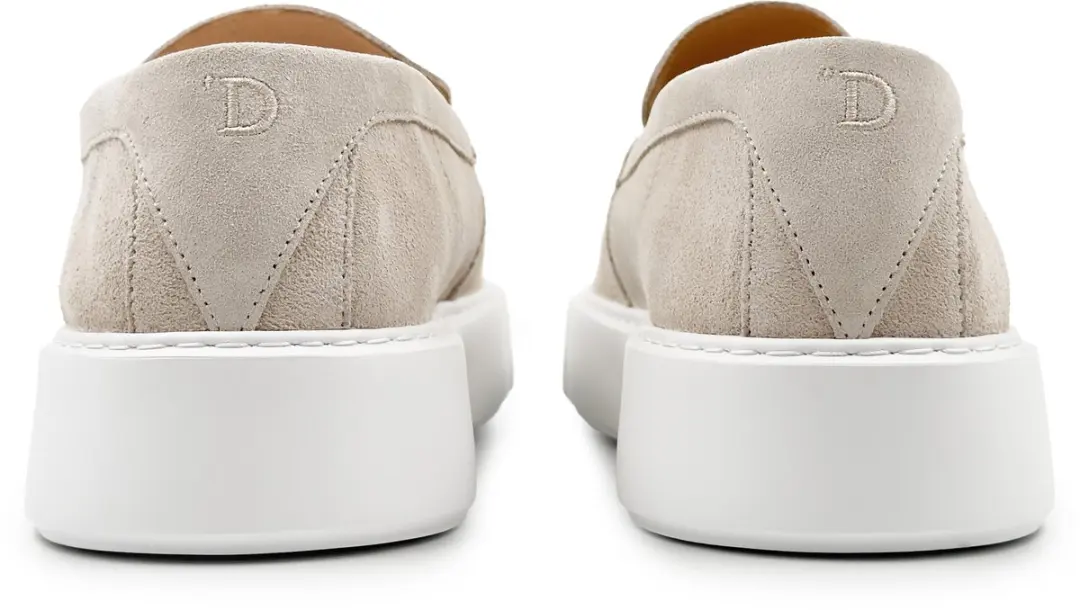 Dutch'D ® Loafers - Instapper - Zand Beige - Luxe - Sportief - Suede leer - Atmos ERA - Maat 38
