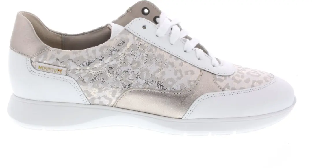 Dames Veterschoenen Mephisto Mendy White Wit