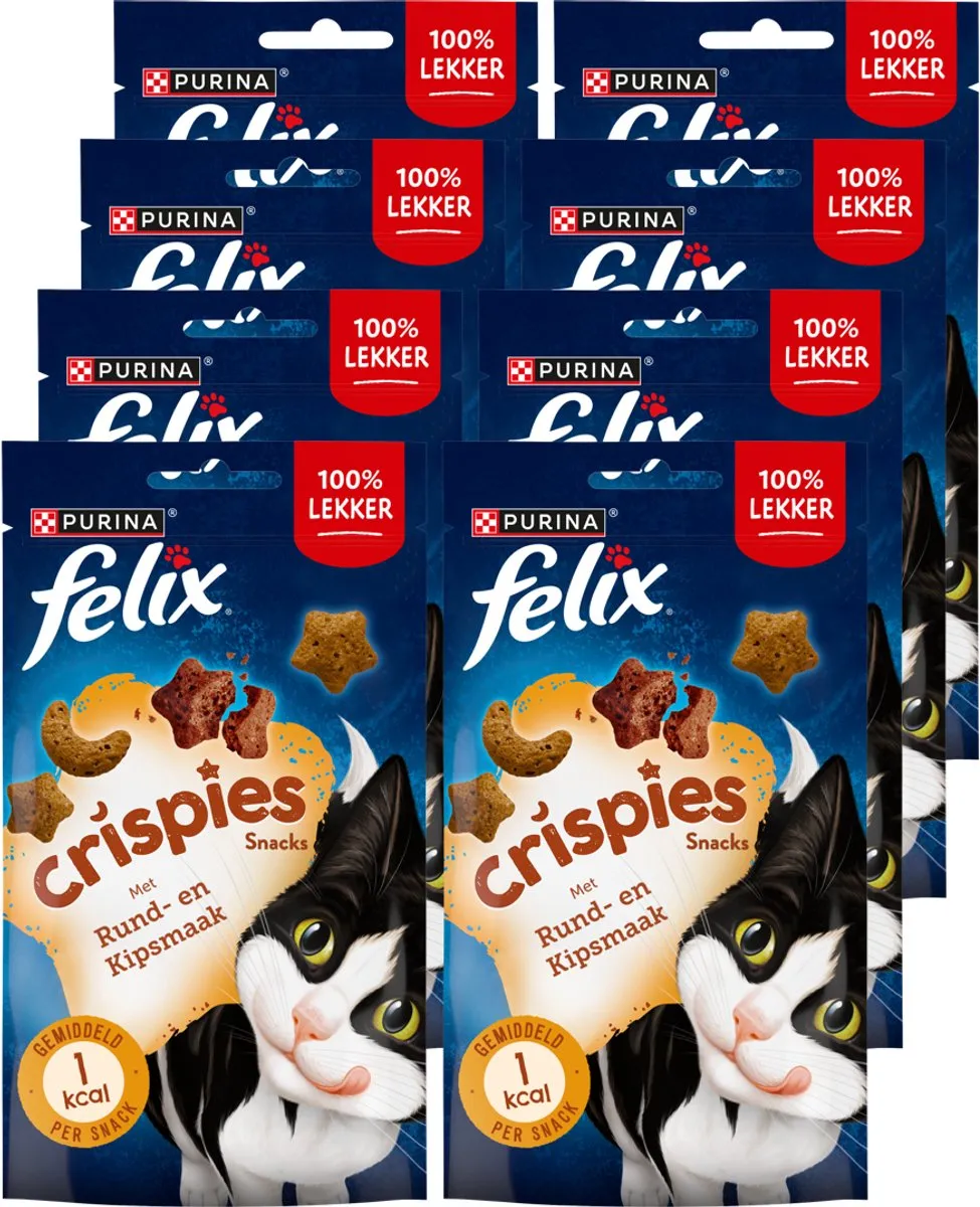 Felix Crispies Rund & Kip Kattensnacks
