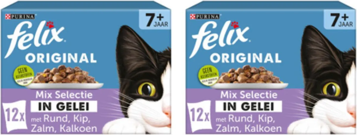 Felix Original Senior Mix Selectie Kattenvoer