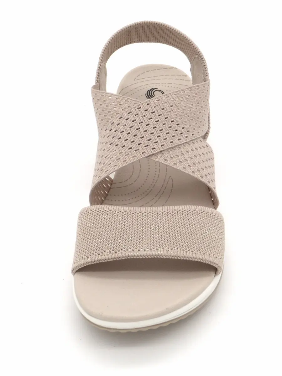 Jana Dames Sandaal - Beige - Wijdte H - Maat 37 - afbeelding 4 van 6