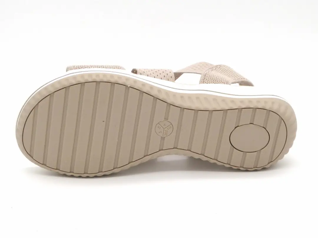 Jana Dames Sandaal - Beige - Wijdte H - Maat 37 - afbeelding 2 van 6
