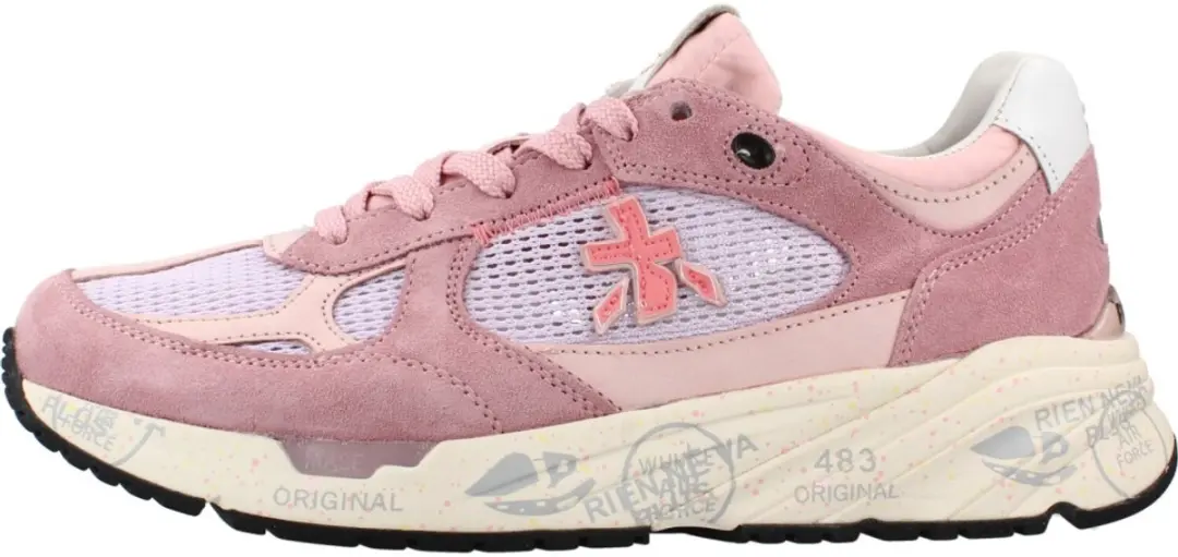 Premiata Mased Var.8220 Sneakers Roze Combi - afbeelding 4 van 6