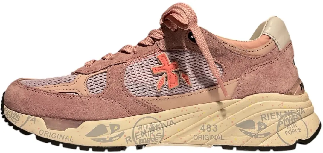 Premiata Mased Var.8220 Sneakers Roze Combi - afbeelding 2 van 6