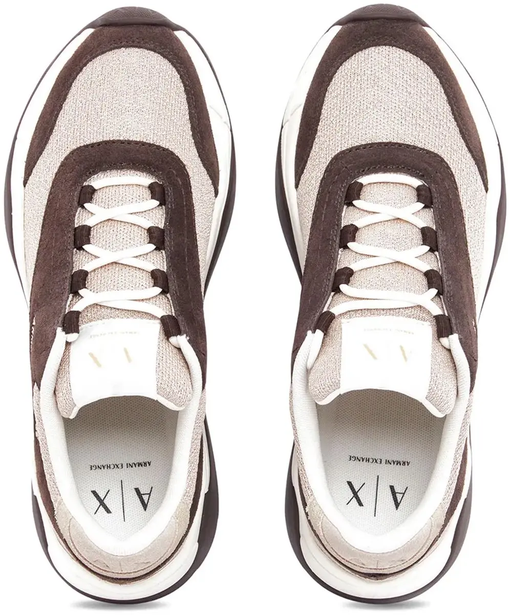Armani Exchange Logo AX Damesschoenen - Beige - afbeelding 3 van 4