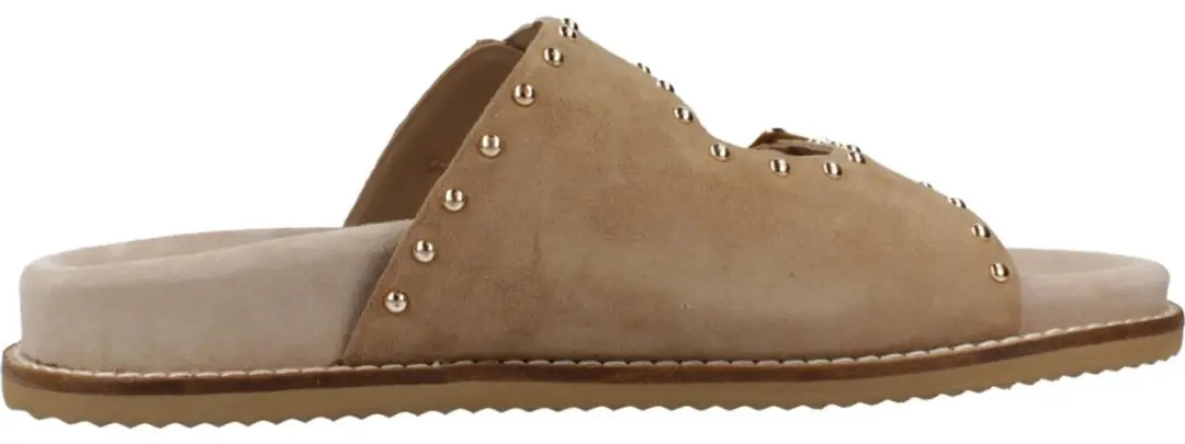 Dames Sandalen met Dubbele Gesp en Studs