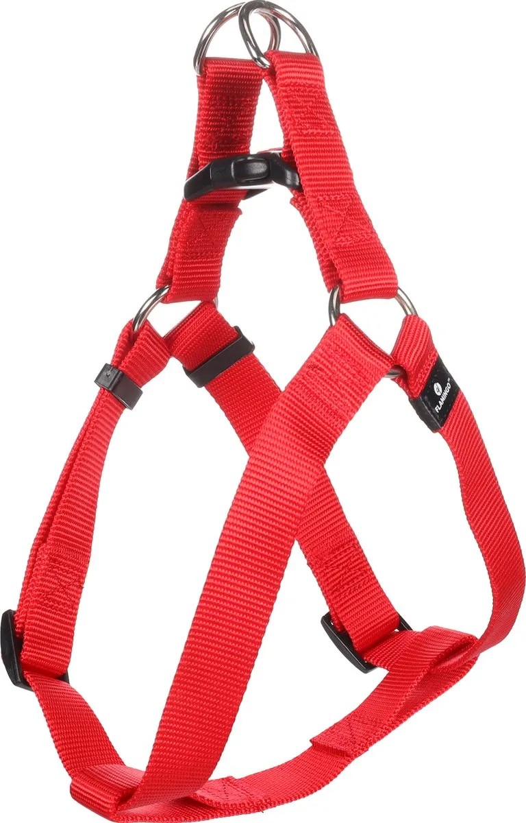 Flamingo Ziggi Step&go Hondenharnas Rood L 40-70cm